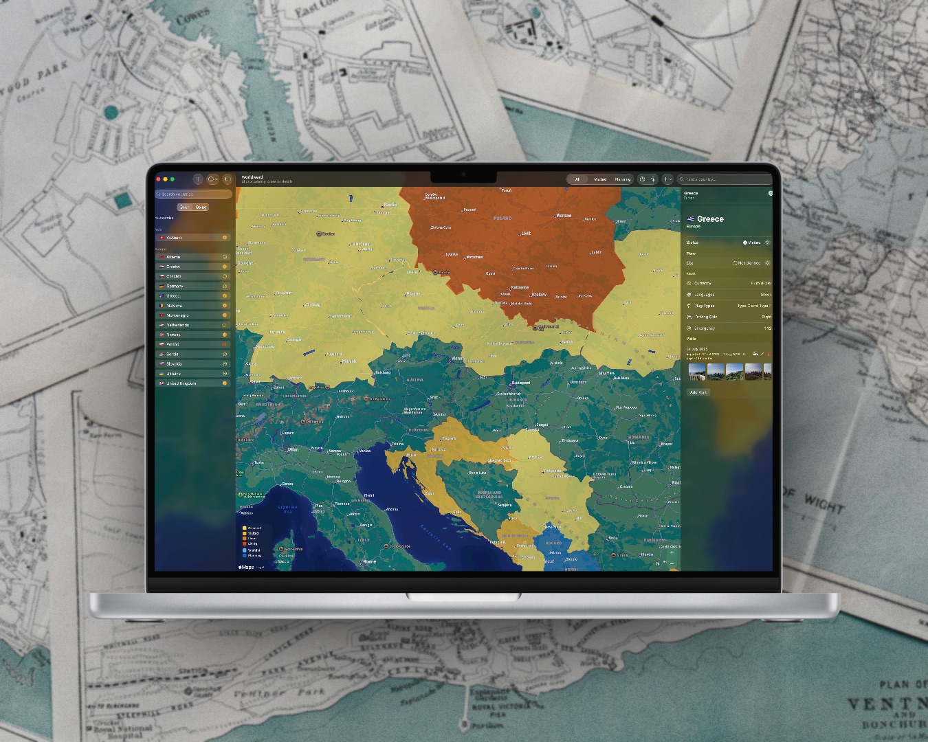 Worldward running on macOS